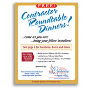 Contractor Roundtable Dinners