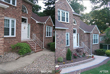 Before and After:  Transforming Concrete Slabs