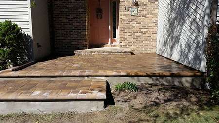 Before and After:  Cambridge Paver Overlay