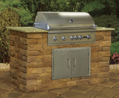 Cambridge Pavingstones - Cambridge Outdoor Grill Module Kits