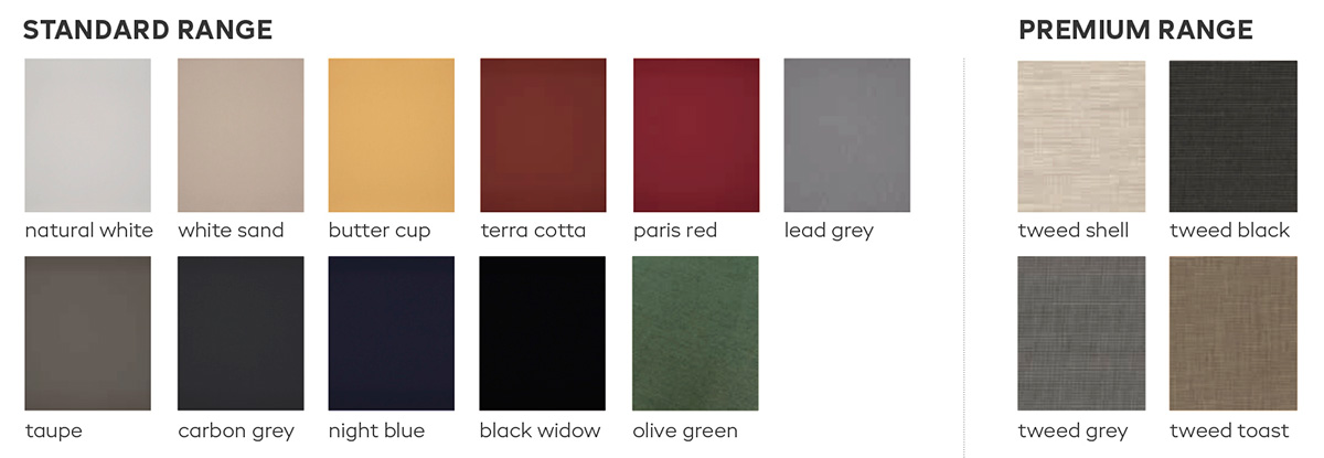 Umbrella FABRIC COLORS